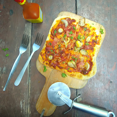 tortilla pizza, homemade tortilla wrap, homemade tortilla, thin crust pizza