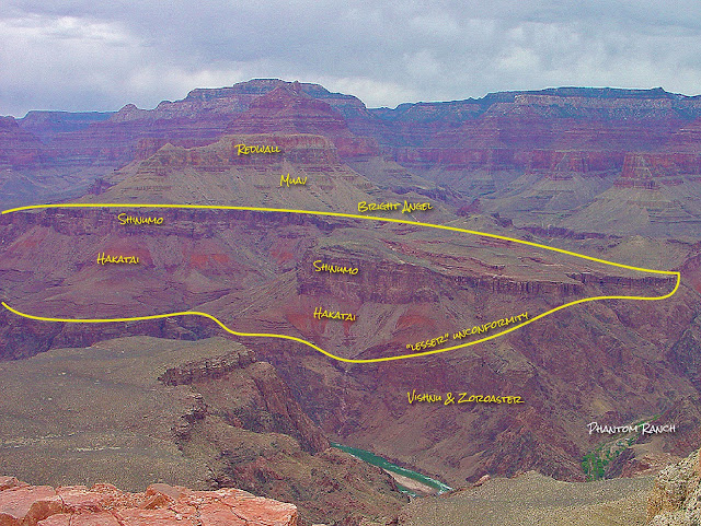 Grand Canyon National Park Arizona Bright Angel Trail south rim geology travel trip rocdoctravel.com