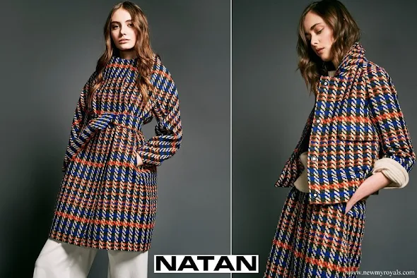 Queen Mathilde wore Natan coat and dress NATAN Fall-Winter 2017 Collection