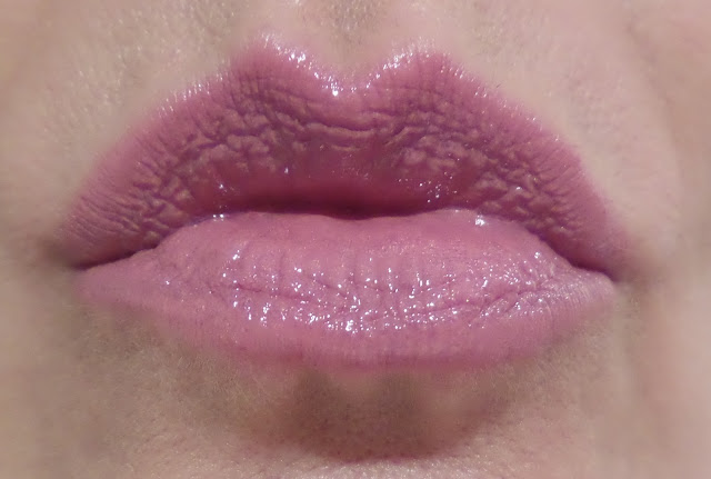 Zoya Addie Lipstick with LuckHot Lips Gloss swatch