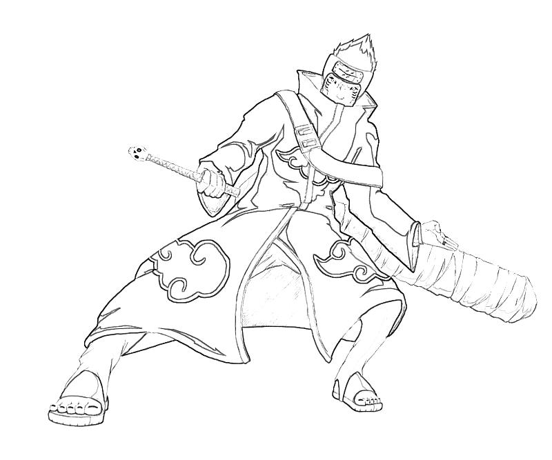 Download 288+ Kisame Hoshigaki Naruto Coloring Pages PNG PDF File
