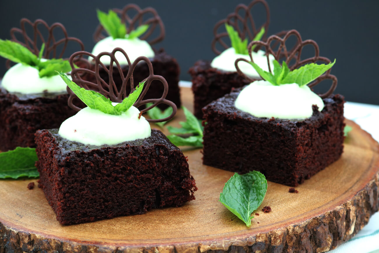 Bake Off Bake Along | Chocolate and Mint Mousse Traybake | Take Some Whisks