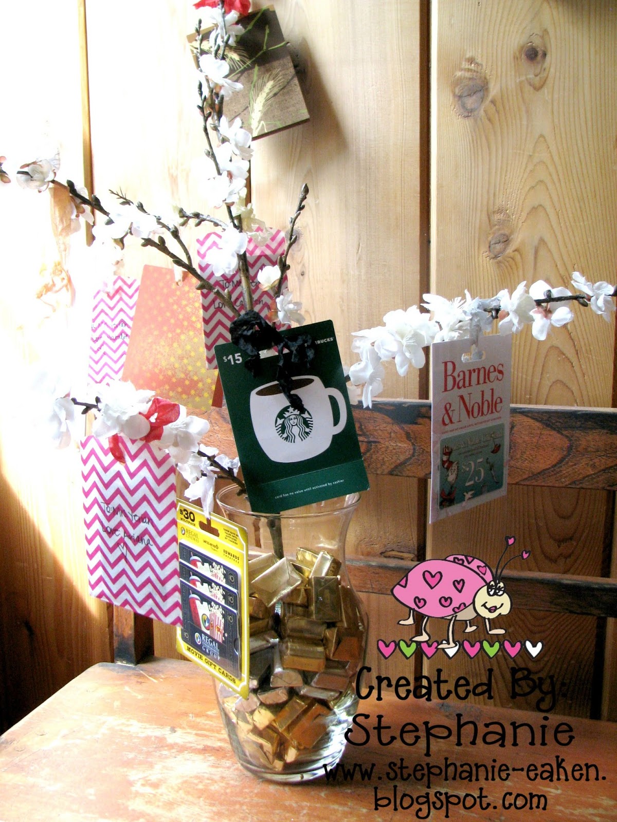 Bits pieces scraps gift card tree