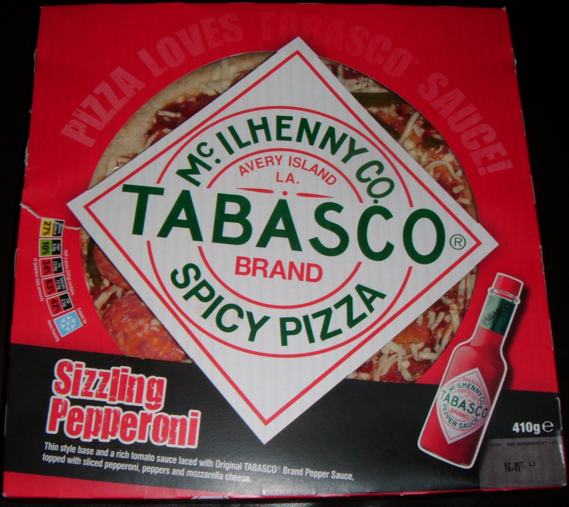 FOODSTUFF FINDS Tabasco Pizza (Tesco) [By SpectreUK]