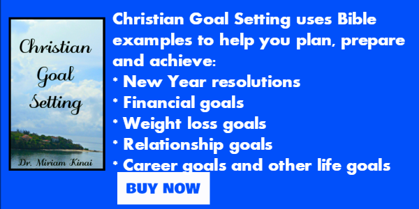 Christian goal setting