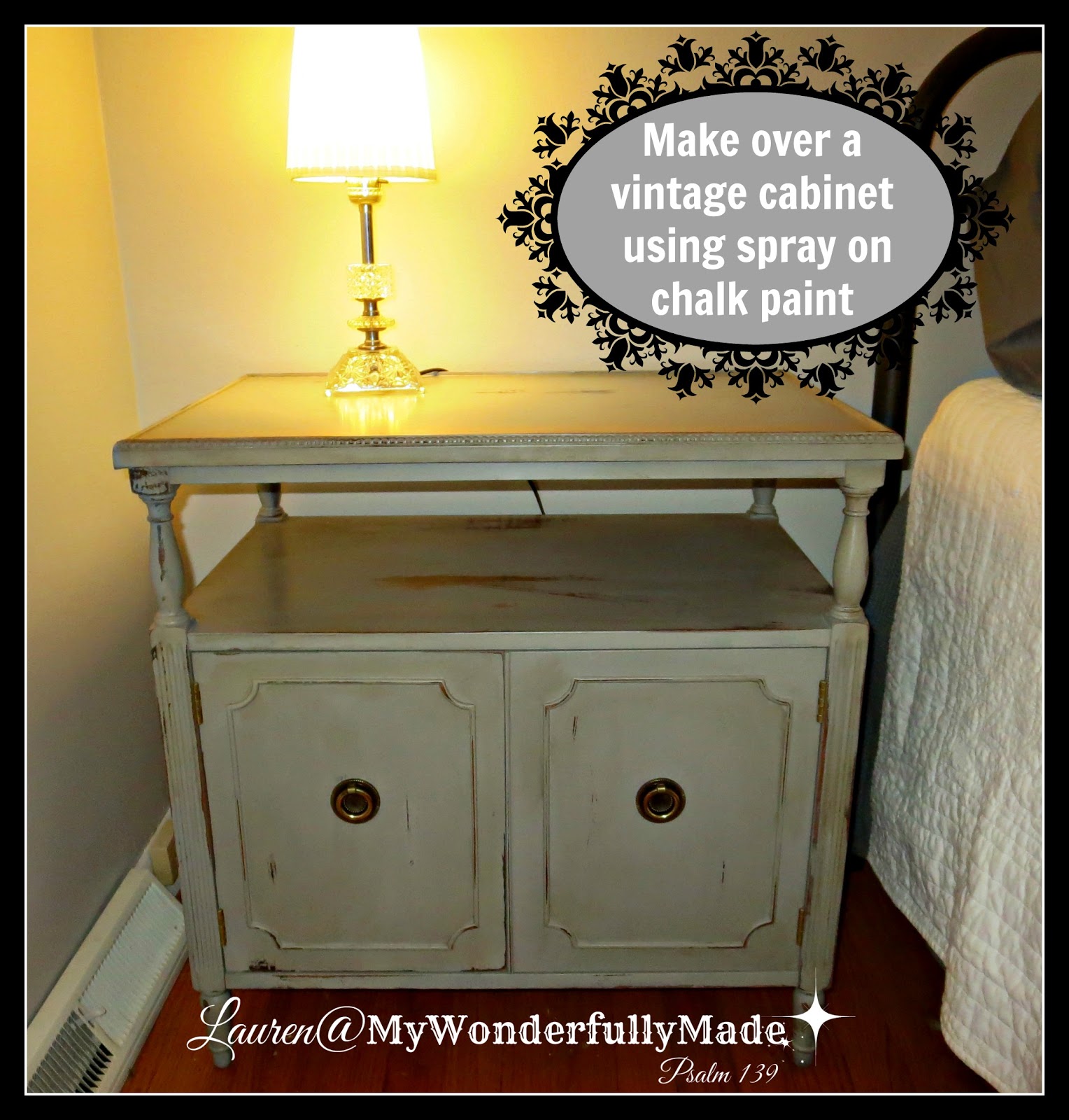 "Wonderfully Made" Make Over with SPRAY Chalk Paint