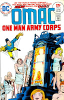 Omac v1 #5 dc bronze age comic book cover art by Jack Kirby