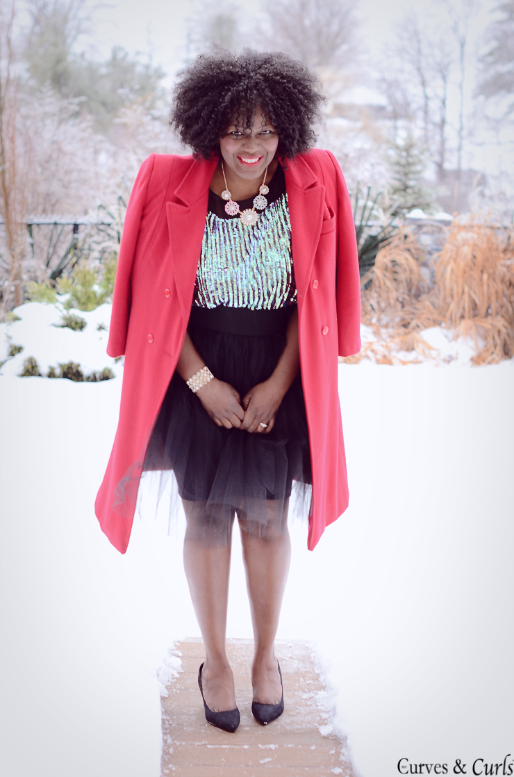 Plus size Diy tulle skirt - NYE outfits inspiration