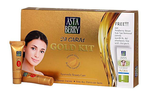 Astaberry 24 Carat Gold Facial Kit - Review image
