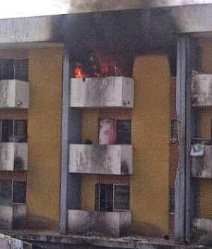 fire oau female hostel