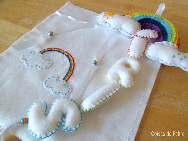 mobile de feltro coisas de feltro