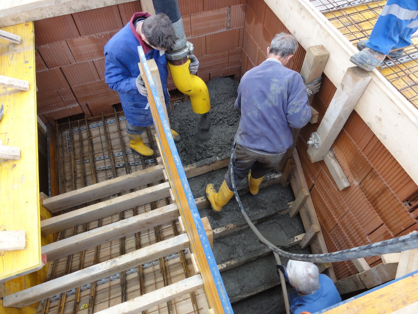 Wir bauen unseren Traum Erdgeschoßdecke betonieren