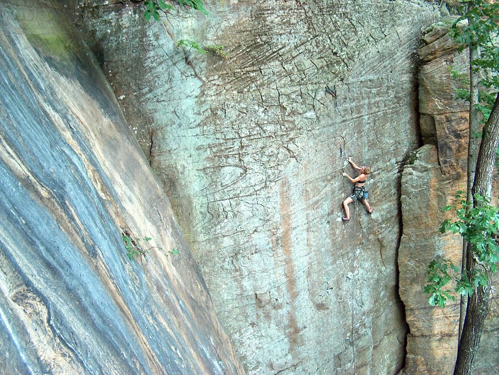 Climbing with Kids Climbing in Red River Kentucky with Kids