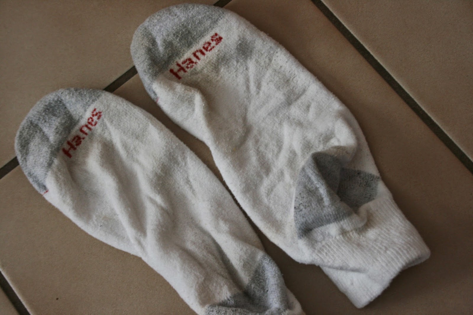 our carlson life: diy thursday: removing dirt stains from white socks