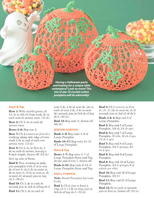 Halloween Centerpiece Pumpkins: Free Crochet Pattern!