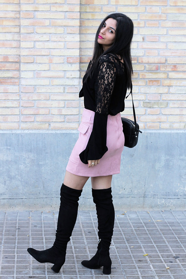 Lace Up Skirt
