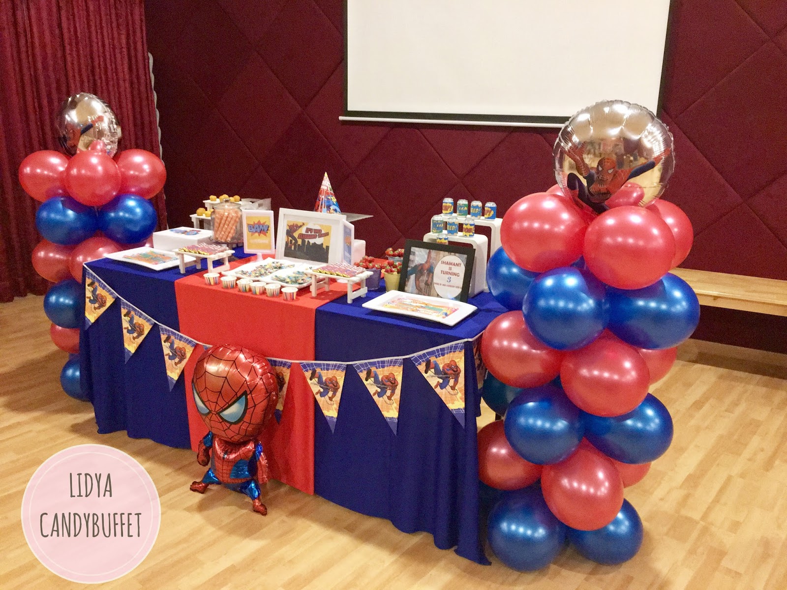 BEaUtiFuL LiFE..: SPIDERMAN THEME BIRTHDAY PARTY (CANDY BUFFET)