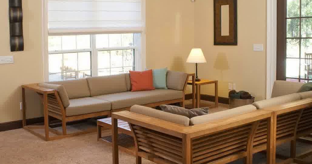 Maya Teak Luxury Furniture Sectional Sofa - Outdoor Patio Furniture Sofa