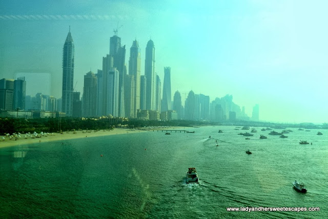 a view of Dubai Marina 