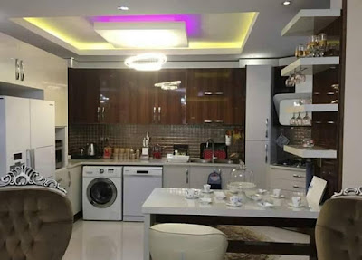 25 Gorgeous Kitchens Designs With Gypsum False Ceiling ...