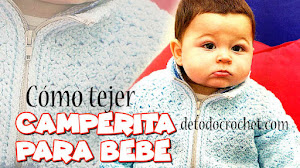Cómo Tejer una Campera para Bebé a Crochet 👶