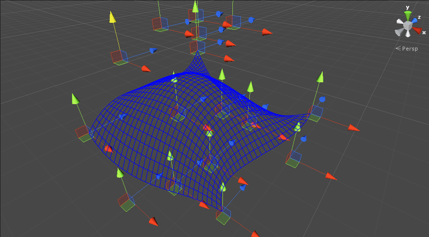 Verv: Unity - 自己的三次曲線(Cubic Curve)自己畫 - Bézier Curve, Hermite Curve...