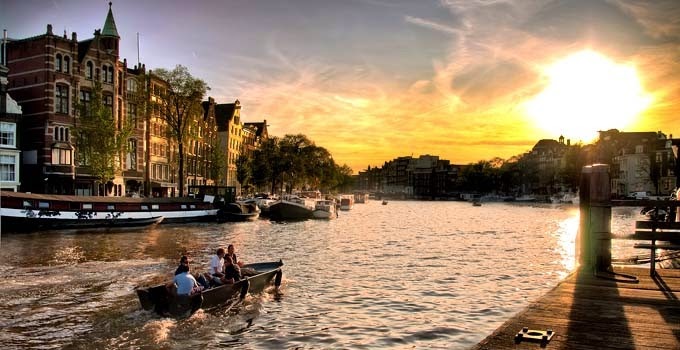 The Canal Ring of Amsterdam, Netherlands | 10 Places to See Beautiful Sunset Around The World The Canal Ring of Amsterdam, Netherlands | 10 Places to See Beautiful Sunset Around The World