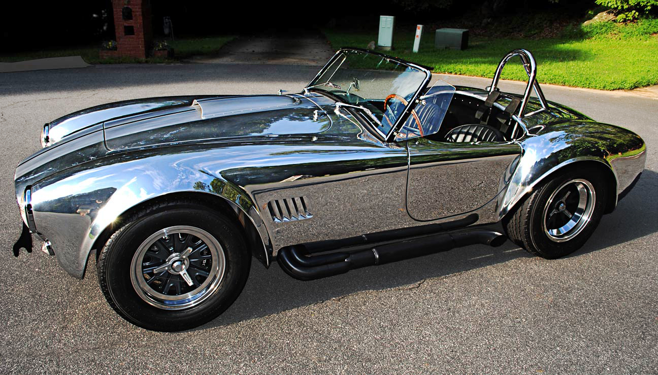 MUSCLE CAR COLLECTION Shelby Cobra Polished Aluminum Paint