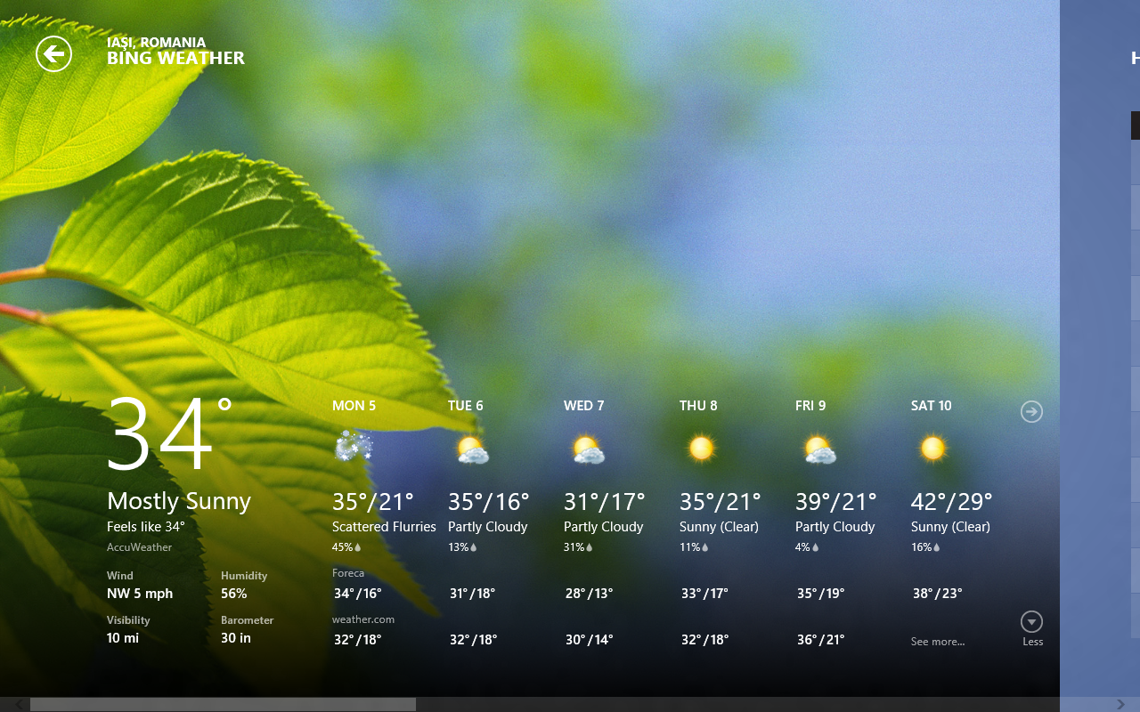 Bing Weather App For Windows Phone Free Download ~ Urpouch