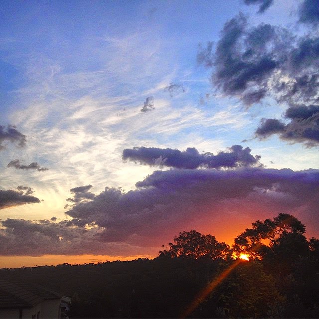 Sunset in Sydney Australia - God showing off