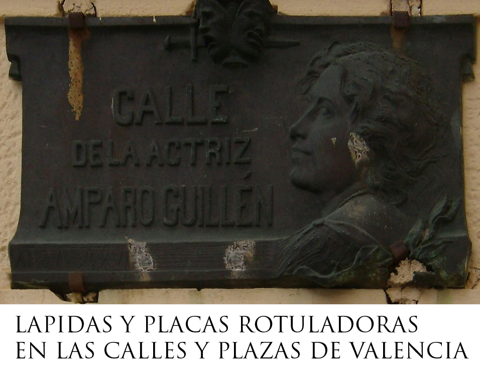 LAPIDAS ROTULADORAS DE CALLES Y PLAZAS EN VALENCIA