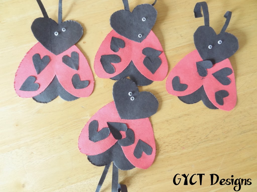 Homemade Ladybugs and Penguin Valentine's Tutorial by GYCT