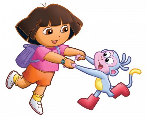 Cartoon Characters: Dora the Explorer (PNG)