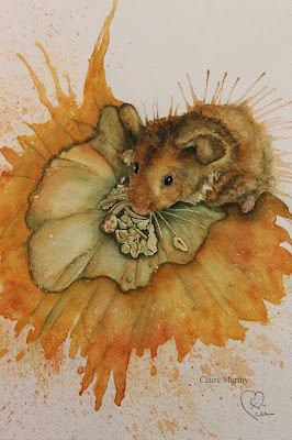 harvest festival pumpkin watercolour