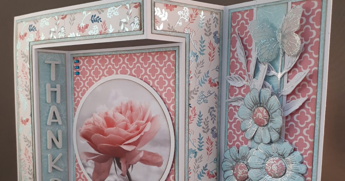 Craft Sensations Side panel fold card