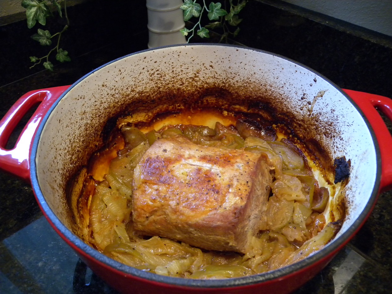 Adrift On The Lake Pork Roast in my new dutch oven!