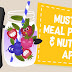 Top 11 Best Meal Planning, Nutrition and Diet Apps for Android / iOS - Infographic