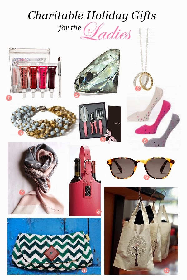 Charitable Holiday Gifts for Ladies | Pinnutty.com