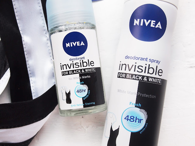 Nivea Invisible for black and white fresh deodorant as the solution for women's confident on a daily basis. With an anti-perspirant up to 48 hours protection, this product contains technology to prevent staining with its anti white marks and anti yellow staining on a white or colored clothing or white stains on a black or dark colored clothing. This product contains the Anti Stains technology which are the anti-white-marks with a special emulsion and masking agent to prevent a white stain on a darker color clothing while the anti-yellow-stains to prevent the yellow stain on a lighter color clothing.