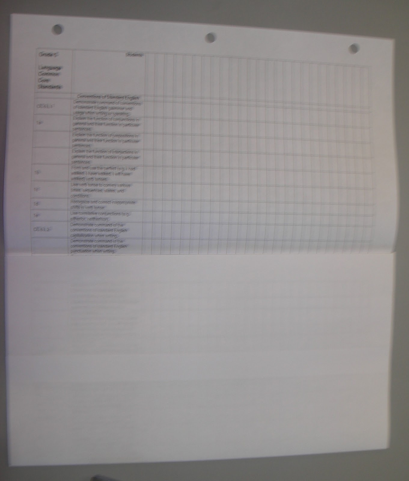 An O.C.D. Teacher: Common Core ELA Grade 5 Checklists