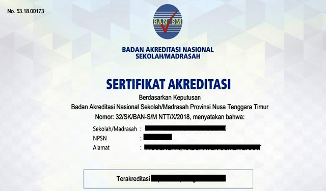 Cara Mengisi Akreditasi Di Dapodik Berkas Sekolah