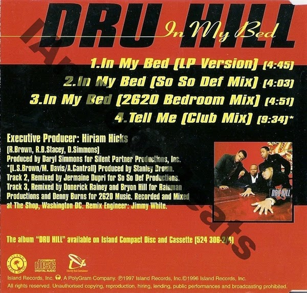 iAmDopeBeats Catalog Dru Hill In My Bed [CD Maxi]