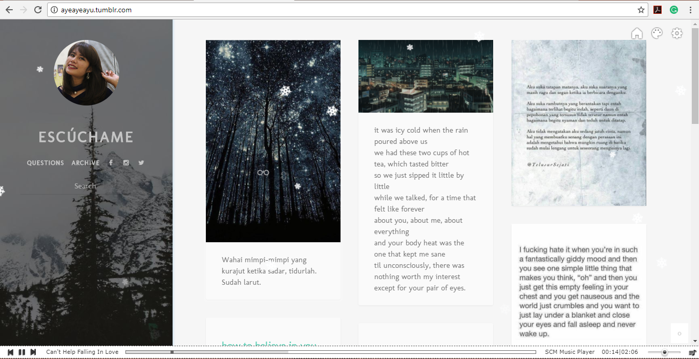Memasang Music Player di Tumblr