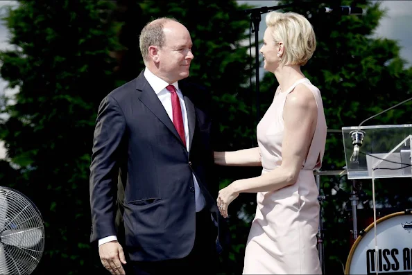 Prince Albert and Princess Charlene, Princess Stephanie, Charlotte Casiraghi, Camille Gottlieb, Pauline Ducruet, Princess Caroline, Andrea Casiraghi and Tatiana Casiraghi, Prince Jacques and Princess Gabriella, Pierre Casiraghi and Beatrice Borromeo, Louis Ducruet