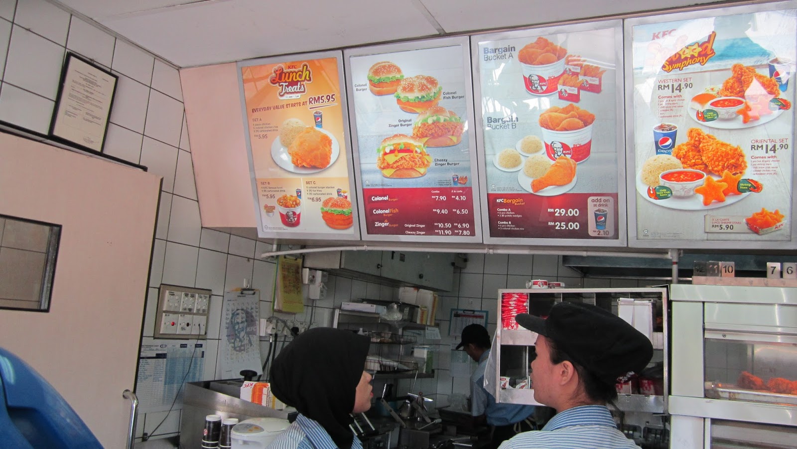 Our Journey (Day 1) Sabah Kota Kinabalu KFC Restaurant