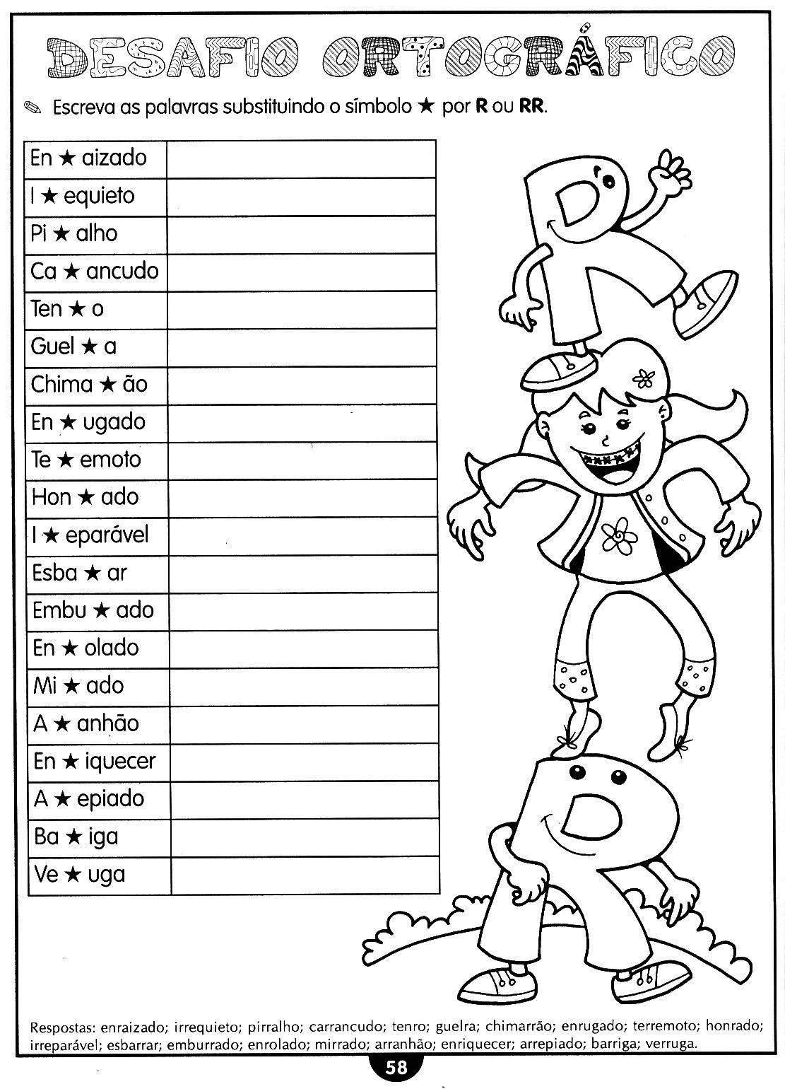 Ensinando com Carinho Atividades de Português para o 5º ano