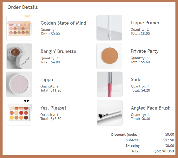 Colourpop Christmas Haul FISHMEATDIE