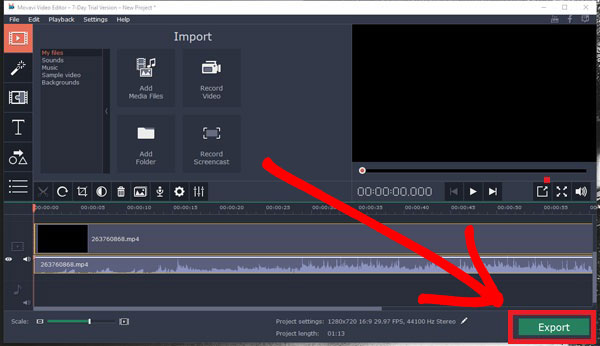 Speeding Up A Video With Movavi Video Editor