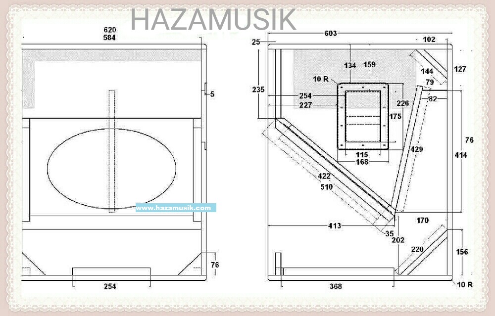 skema box sElectro Voice T18 (18") HAZA MUSIK