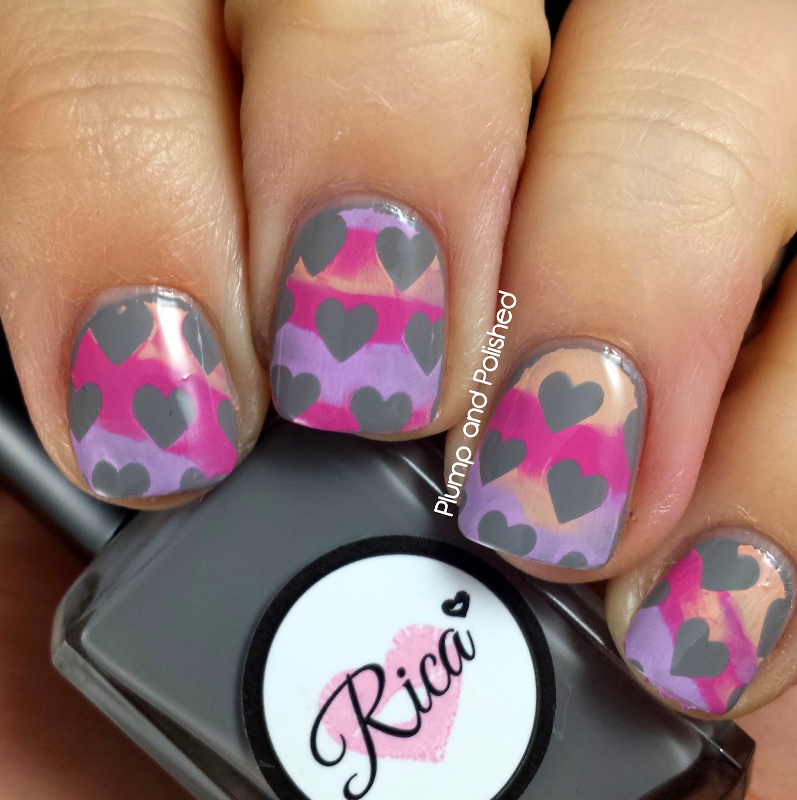 Plump and Polished: Rica - Stamped Hearts